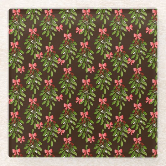 ヤドリギ海岸 ガラスコースター (正面)