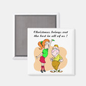 ヤドリギ磁石 マグネット (正面/裏面)