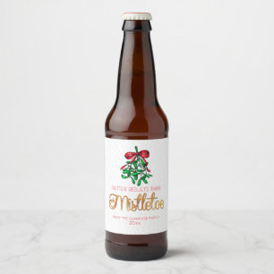 ヤドリギ、おもしろいな休日よりよくして下さい ビールラベル