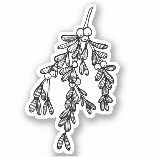 ヤドリギ シール (正面)