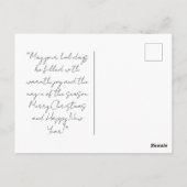 ヤドリギ ポストカード (裏面)