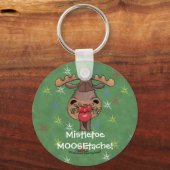 ヤドリギMOOSEtache キーホルダー (正面)