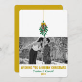 ヤドリトゥキスフラットホリデーフォトカード招待状 シーズンカード (正面/裏面)