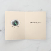 ヤドリ素朴ユール（キリスト降誕祭）冬至 シーズンカード (内部)