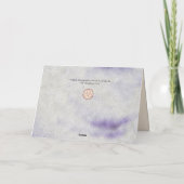 ヤドリ素朴ユール(キリスト降誕祭)冬至 シーズンカード (裏面)