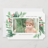 ヤドレトーホリデイフォトカード シーズンカード (正面)