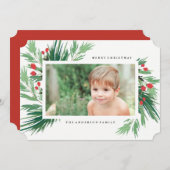 ヤドレトーホリデイフォトカード シーズンカード (正面/裏面)