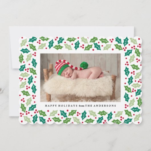 ヤドレトーホリデイフォトカード シーズンカード (正面)