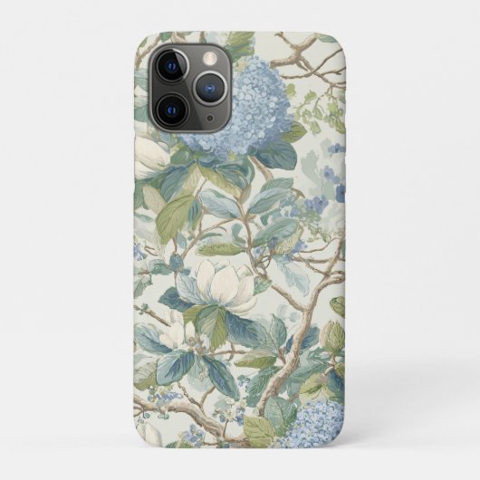 ヤナギと小さなモクレン模様の壁紙　フローラルコースト Case-Mate iPhoneケース (裏)