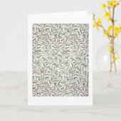 ヤナギの大枝、壁紙のデザイン1874年(壁紙) カード (黄色い花)