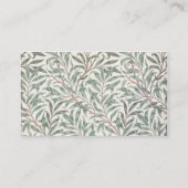 ヤナギの大枝、壁紙のデザイン1874年(壁紙) 名刺 (裏面)