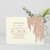 ヤナギの木の優雅なアウトドアエンゲージメントパーティー 招待状 (スタンド正面)