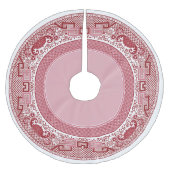 ヤナギの赤いスカート ブラッシュドポリエステルツリースカート (正面)