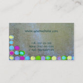 ヤナギ及び指紋 名刺 (裏面)