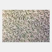 ヤナギ葉、アルカディアフローラとポジターノ ラッピングペーパーシート (正面)