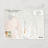 ヤナギ読の木の下の少女 ポストカード (裏面)