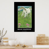 "ヤナギ"のペガソスのファンタジーの感動的な芸術ポスター ポスター (キッチン)