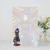 "ヤナギ"のSteampunkのサーカスの妖精の文房具 便箋 (スタンド正面)