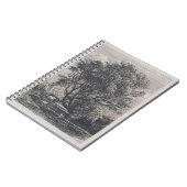 ヤナギ(エッチング) ノートブック (左側)