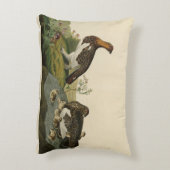 ヤナギ（グロウース） - Audubon's Birds of America アクセントクッション (裏面(縦))