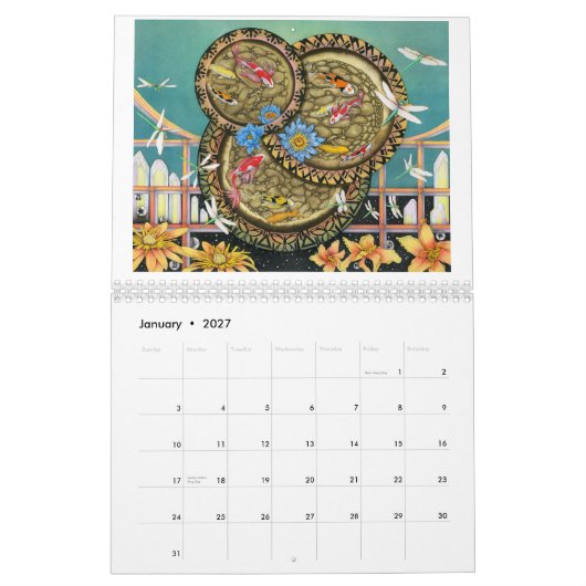 ヤナギB Norris 2015のカレンダー カレンダー (1月 2027)