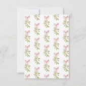 ヤノハナダストローズボウ ブライダルシャワー サンキューカード (裏面)