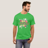 ヤハウェの花の名言デザインのギフト Tシャツ (正面フル)