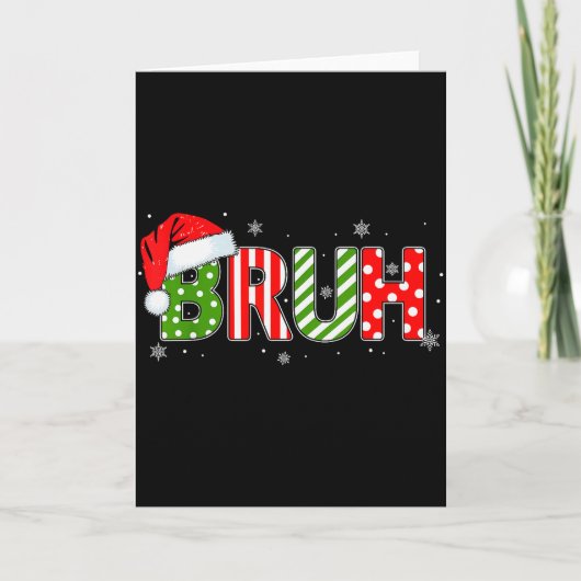 ヤバいおもしろ画像 ブラフ メモ 面白いことば 兄さん 挨拶 ティーンズ 男子 男性 カード (正面)