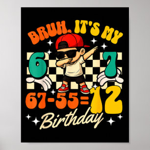 ヤバいぜ 67-5512 12歳の誕生日 クールボーイ ダブリングパーティー ポスター