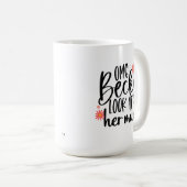 ヤバいベッキー あの子のマグ見て コーヒーマグカップ (正面右)