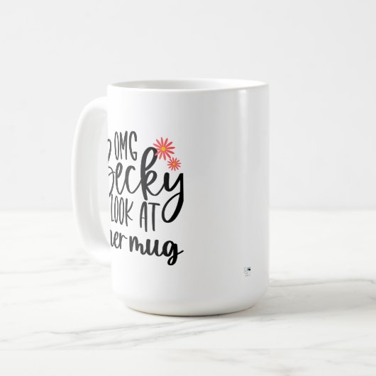 ヤバいベッキー あの子のマグ見て コーヒーマグカップ (正面左)