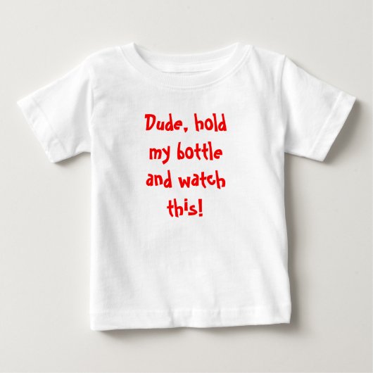 ヤバい、これ見てて！ ベビーTシャツ (正面)