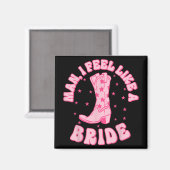 ヤバい、まるで花嫁になったみたいな気分 懐かしの独身最後の夜 マグネット (正面/裏面)