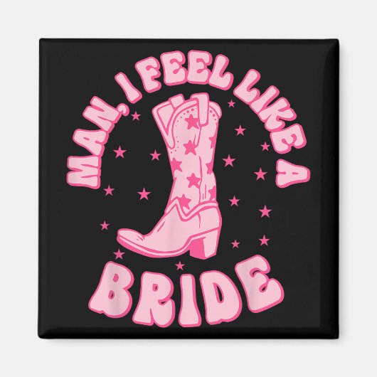 ヤバい、まるで花嫁になったみたいな気分 懐かしの独身最後の夜 マグネット (正面)