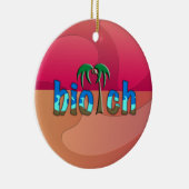 ヤバい!ビッチ! セラミックオーナメント (右)