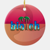 ヤバい!ビッチ! セラミックオーナメント (裏面)
