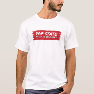 ヤペスミクロネシア島誇りを持った人 Tシャツ