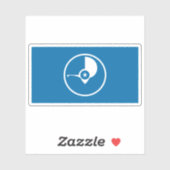 ヤペス州旗，ミクロネシア，オセアニア シール (シート)