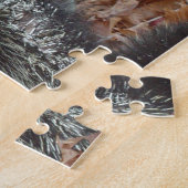 ヤマアラシおよびApple ジグソーパズル (側面)