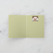 ヤマアラシとブドウヒヤシンスの感謝カード サンキューカード (内部)