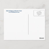 ヤマアラシ諸島の月・メインはがき ポストカード (裏面)