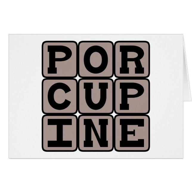 ヤマアラシ (正面横)