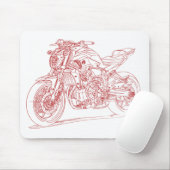 ヤマイモFZ07 MT07 2015年 マウスパッド (マウス)