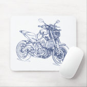 ヤマイモMT09 FZ09 2014年 マウスパッド (マウス)