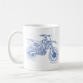 ヤマイモYZ 250-450 2014年 コーヒーマグカップ (左)