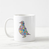 ヤマウズラ家族 コーヒーマグカップ (左)