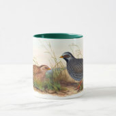 ヤマウズラ – 鳥。 マグカップ (中央)