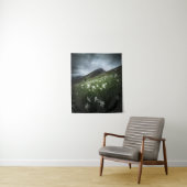 ヤマゴリカナとスイセンの花 タペストリー (インサイチュ)