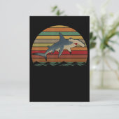 ヤマザメおもしろいギフト サンキューカード (スタンド正面)