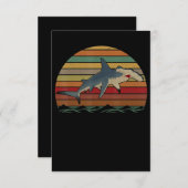 ヤマザメおもしろいギフト サンキューカード (正面/裏面)